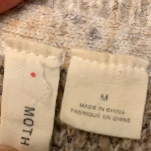 Anthropologie sweater camo brown size medium - Picture 7 of 9